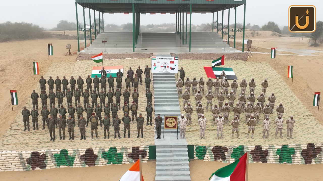 Usthadian Academy /India-UAE Joint Exercise ‘Desert Cyclone 2024’ Kicks Off In Rajasthan | 03 jan 2024 Usthadian Academy /India-UAE Joint Exercise ‘Desert Cyclone 2024’ Kicks Off In Rajasthan